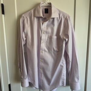 Pronto Uomo Pink Dress Shirt Long-Sleeved Button-Up